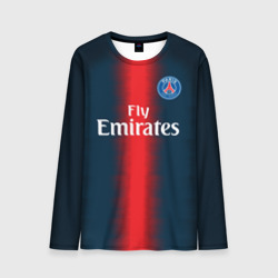 Мужской лонгслив 3D PSG Форма Новая Home 18-19