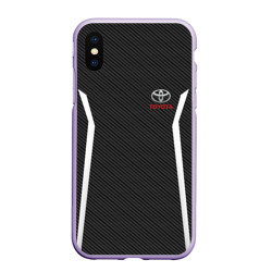 Чехол для iPhone XS Max матовый Toyota sport