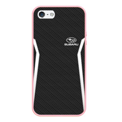 Чехол для iPhone 5/5S матовый Subaru sport