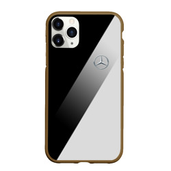 Чехол для iPhone 11 Pro Max матовый Mercedes-Benz AMG Мерседес элита