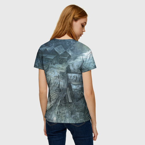 Женская футболка 3D The Witcher 3: Wild Hunt, цвет 3D печать - фото 4