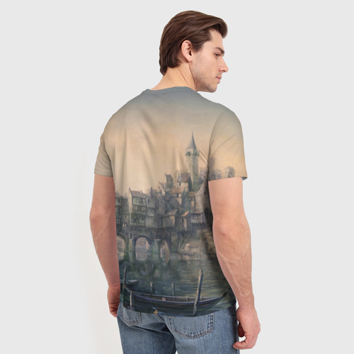 Мужская футболка 3D The Witcher 3: Wild Hunt, цвет 3D печать - фото 4