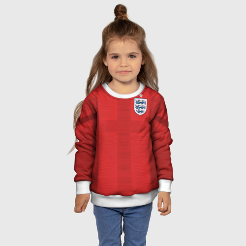 Детский свитшот 3D England away WC 2018, цвет 3D печать - фото 7