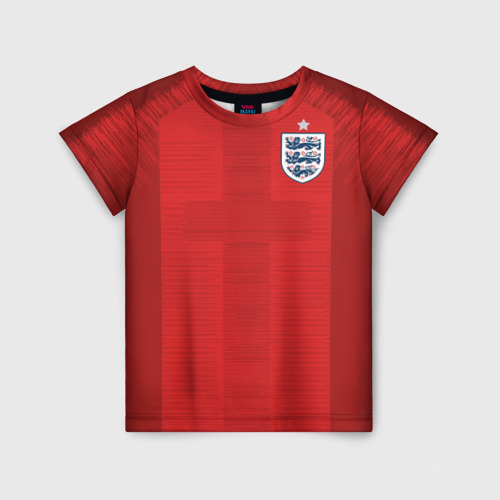 Детская футболка 3D England away WC 2018, цвет 3D печать