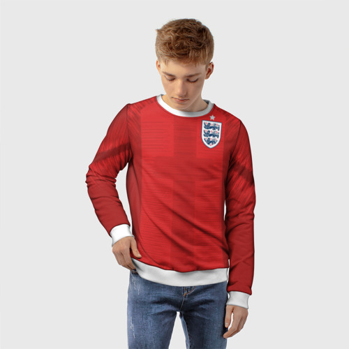 Детский свитшот 3D England away WC 2018, цвет 3D печать - фото 3