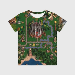 Детская футболка 3D Карта