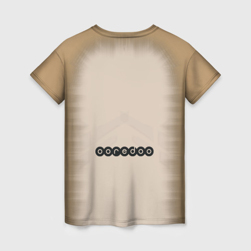 Женская футболка 3D с принтом PSG Форма Новая Away 18/19, вид сзади #1