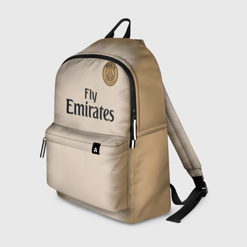 Рюкзак с принтом PSG Форма Новая Away 18-19, вид спереди №1