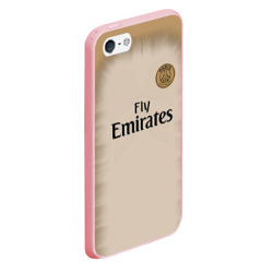 Чехол для iPhone 5/5S матовый PSG Форма Новая Away 18-19 - фото 2