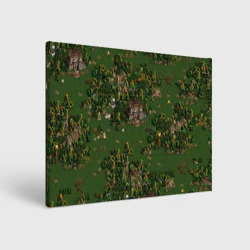 Холст прямоугольный Герои