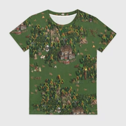 Женская футболка 3D Герои