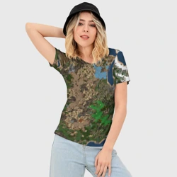 Женская футболка 3D Slim Heroes III - фото 2