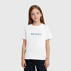 Детская футболка хлопок Spacex - фото 2