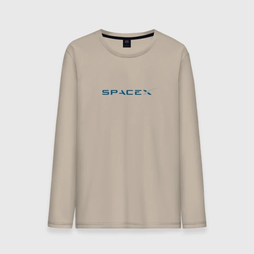 Мужской лонгслив хлопок Spacex