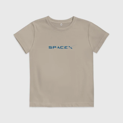 Детская футболка хлопок Spacex