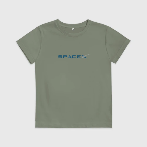Детская футболка хлопок Spacex