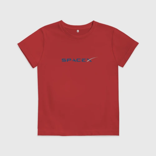 Детская футболка хлопок Spacex