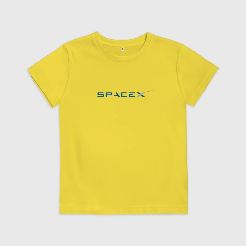 Детская футболка хлопок Spacex