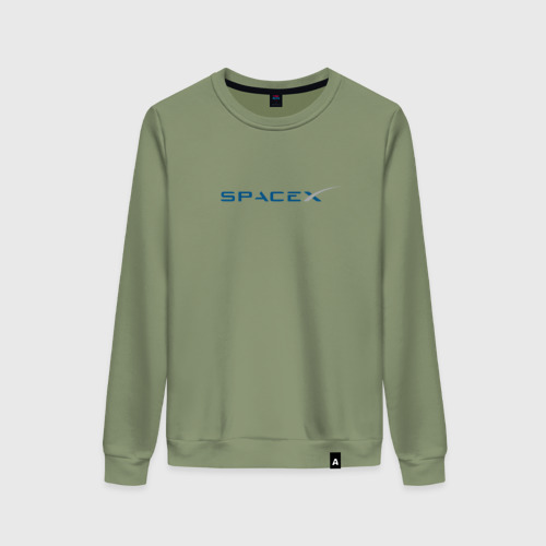 Женский свитшот хлопок Spacex, цвет авокадо