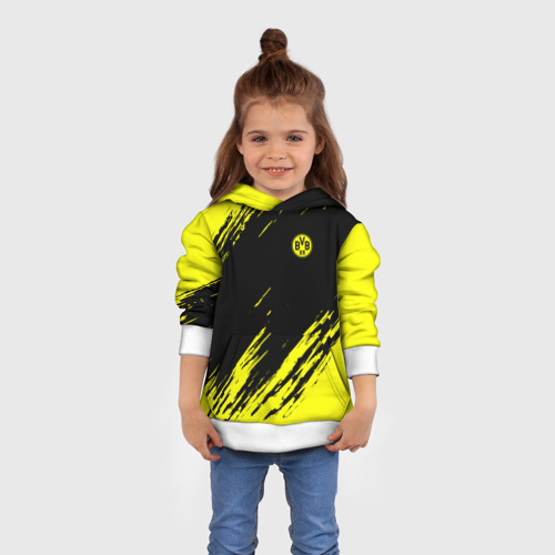 Детская толстовка 3D FC Borussia 2018 Original    , цвет белый - фото 4