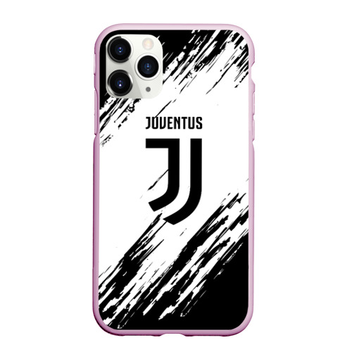 Чехол для iPhone 11 Pro Max матовый Juventus sport, цвет розовый
