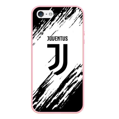 Чехол для iPhone 5/5S матовый Juventus sport, цвет баблгам