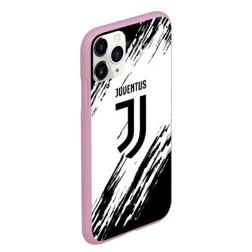 Чехол для iPhone 11 Pro Max матовый Juventus sport, цвет розовый - фото 3