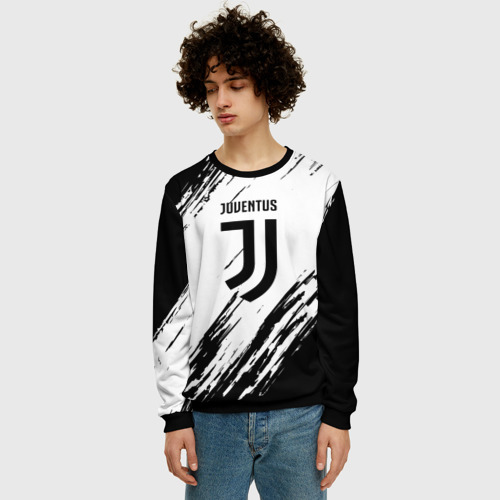 Мужской свитшот 3D Juventus sport, цвет черный - фото 3