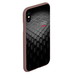 Чехол для iPhone XS Max матовый Audi sport - фото 2