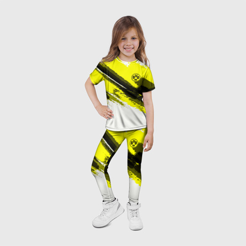 Детские леггинсы 3D FC Borussia Original 2018, цвет 3D печать - фото 6