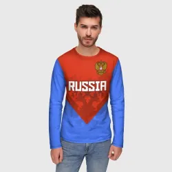 Мужской лонгслив 3D Russia - фото 2