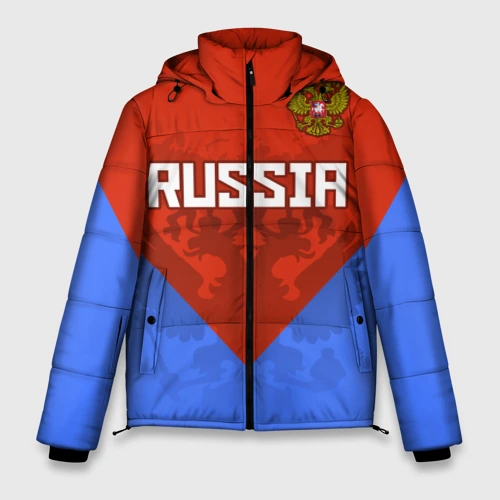 Мужская зимняя куртка 3D Russia