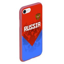 Чехол для iPhone 7/8 матовый Russia - фото 2