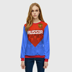 Женский свитшот 3D Russia - фото 2