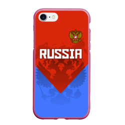 Чехол для iPhone 7/8 матовый Russia