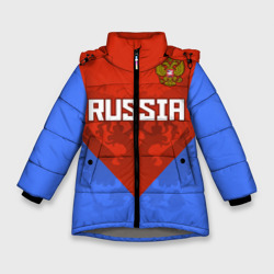 Зимняя куртка для девочек 3D Russia