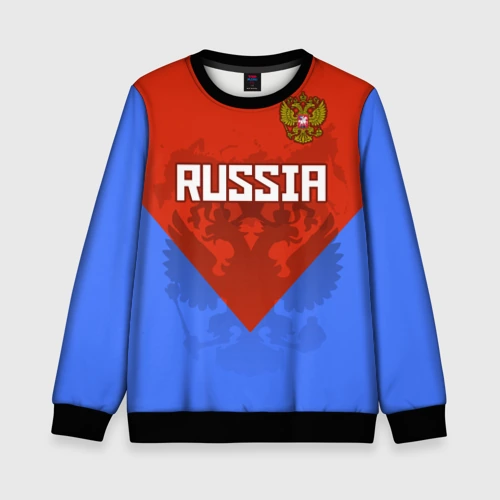 Детский свитшот 3D Russia