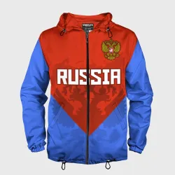 Мужская ветровка 3D Russia