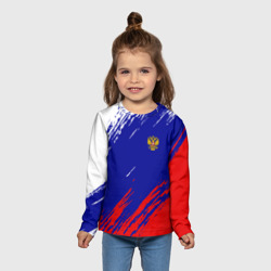 Детский лонгслив 3D Russia sport - фото 2