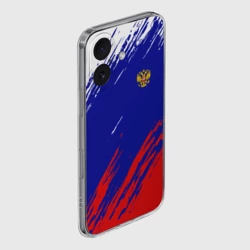 Чехол для iPhone 16 силиконовый с защитой камеры Russia sport - фото 2