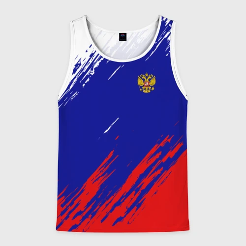 Мужская майка 3D Russia sport