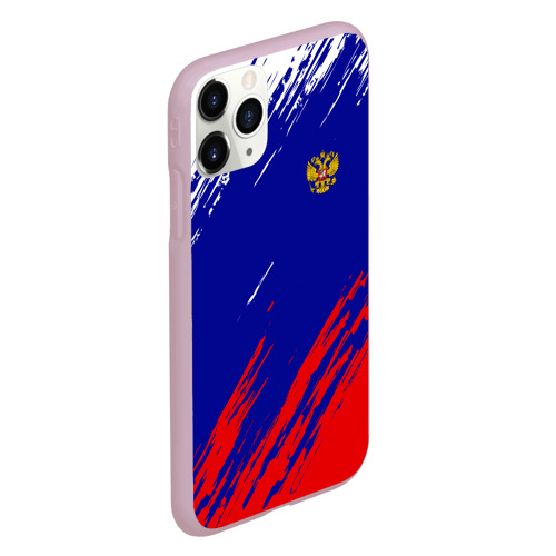 Чехол для iPhone 11 Pro матовый Russia sport - фото 3