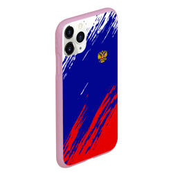 Чехол для iPhone 11 Pro Max матовый Russia sport - фото 2