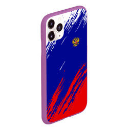 Чехол для iPhone 11 Pro Max матовый Russia sport - фото 2