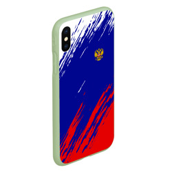 Чехол для iPhone XS Max матовый Russia sport - фото 2