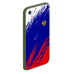 Чехол для iPhone 5/5S матовый Russia sport - фото 2