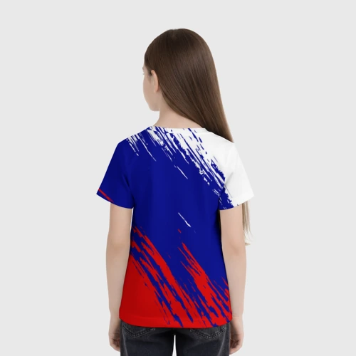 Детская футболка 3D с принтом Russia sport - картинка 4 Детская футболка 3D Russia sport - фото 4