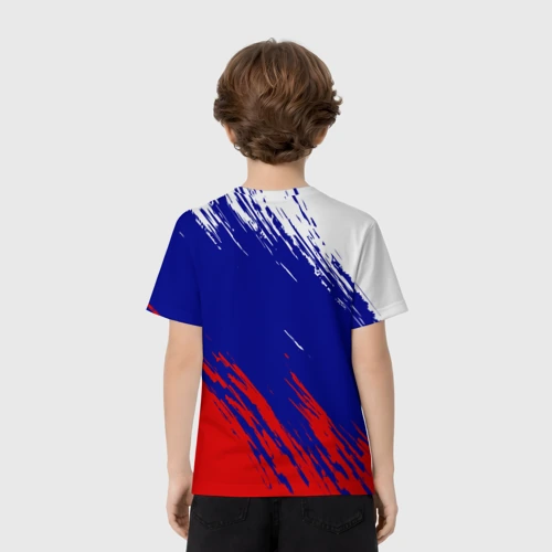 Детская футболка 3D с принтом Russia sport - картинка 6 Детская футболка 3D Russia sport - фото 6