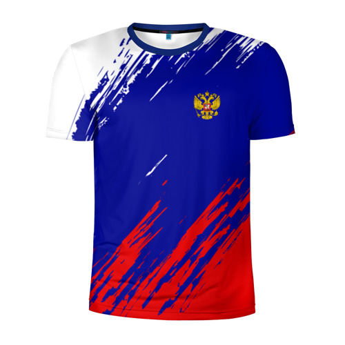Мужская футболка 3D спортивная RUSSIA SPORT Фото 01 Мужская футболка 3D спортивная RUSSIA SPORT Фото 01