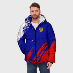 Мужская зимняя куртка 3D Russia sport - фото 2